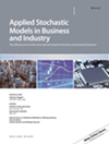 APPLIED STOCHASTIC MODELS IN BUSINESS AND INDUSTRY封面